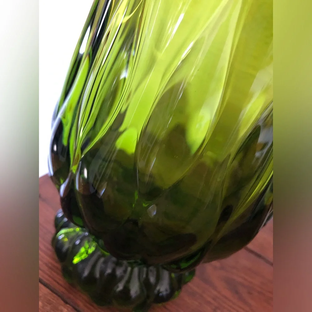 Incroyable et RARE et immense Swung vase 6 pétales - Picture 5 of 9